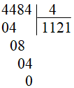 Chia số có bốn chữ số với số có một chữ số