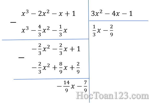 Cách viết phương trình đường thẳng đi qua 2 điểm cực trị của đồ thị hàm số bậc ba