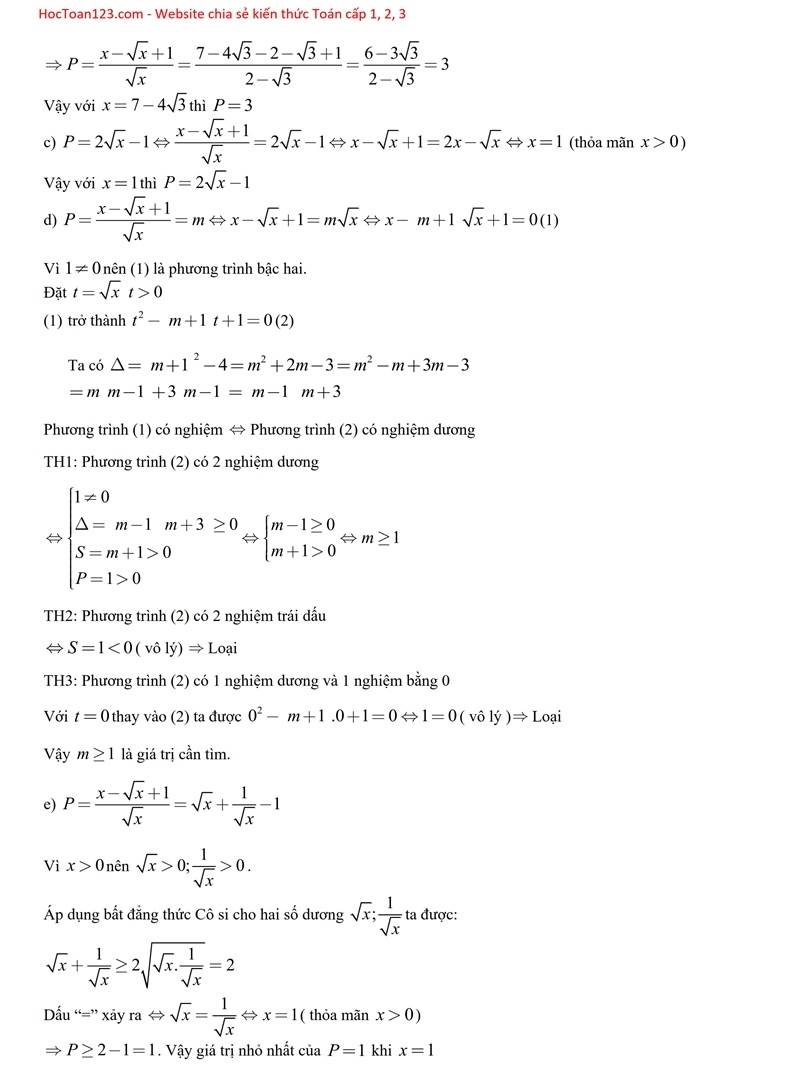 Chuyên đề: Rút gọn biểu thức và các bài toán liên quan