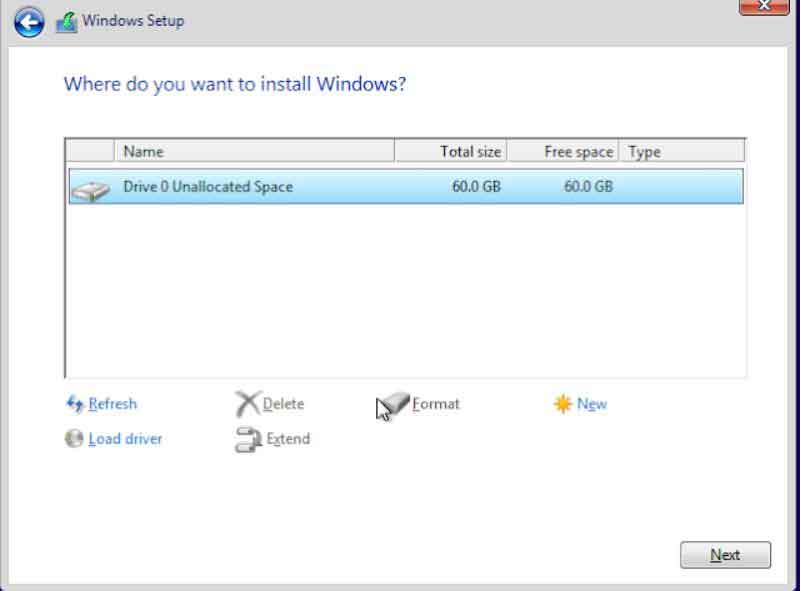 Lỗi “Windows cannot be installed to this disk&#8221;
