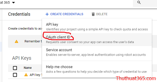Hướng dẫn lấy API Key và Client ID google thành công 100%