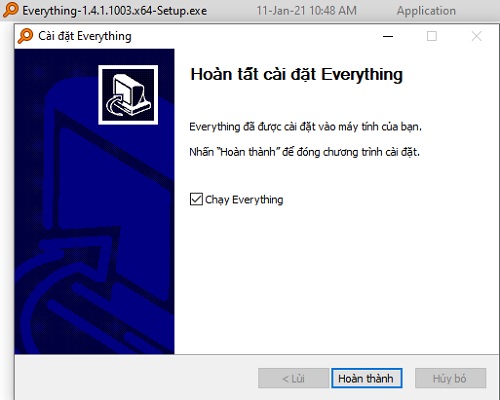 Everything - Phần mềm tìm kiếm file trên máy tính Windows nhanh nhất