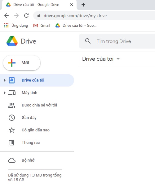 Cách sử dụng Google drive lưu trữ dữ liệu