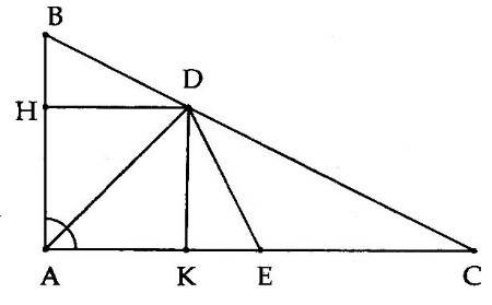 Vận dụng tính chất phân giác của một góc để chứng minh các đoạn thẳng bằng nhau