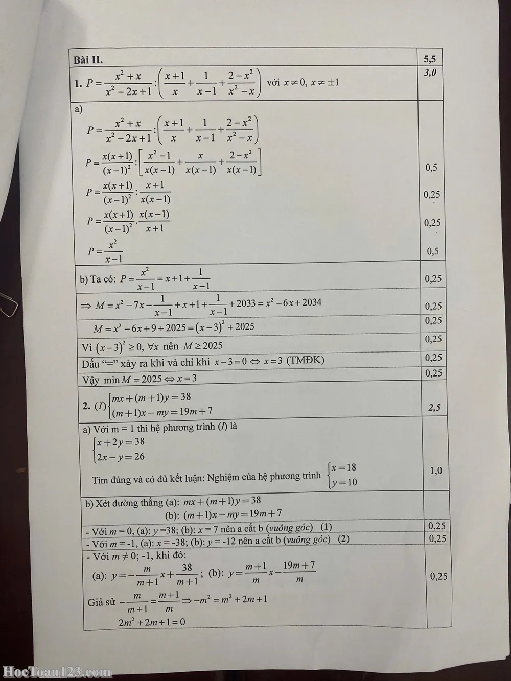 Đề HSG Toán 9 xã Hồng Vân, Hà Nội 2025-2026 có đáp án