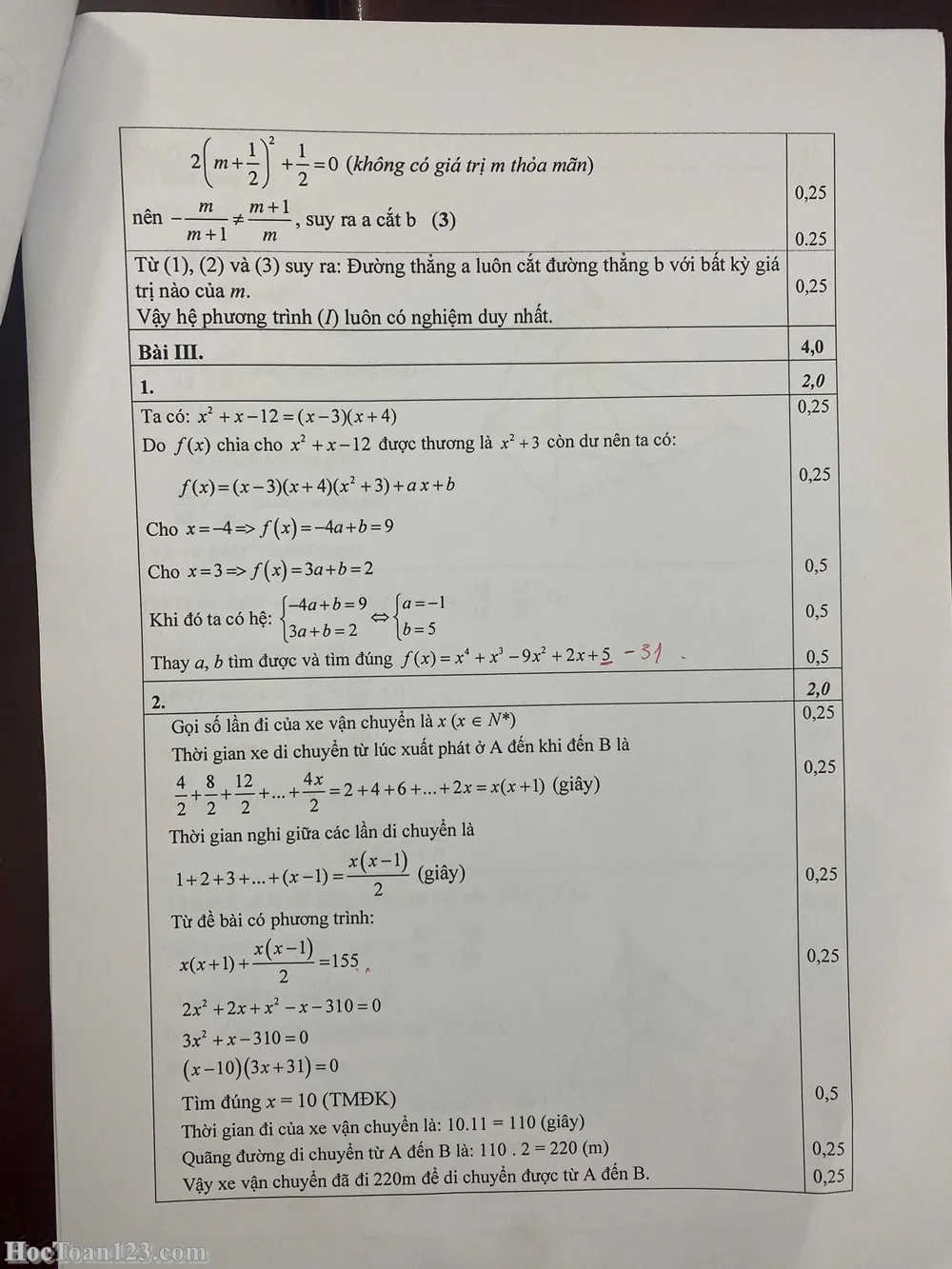 Đề HSG Toán 9 xã Hồng Vân, Hà Nội 2025-2026 có đáp án