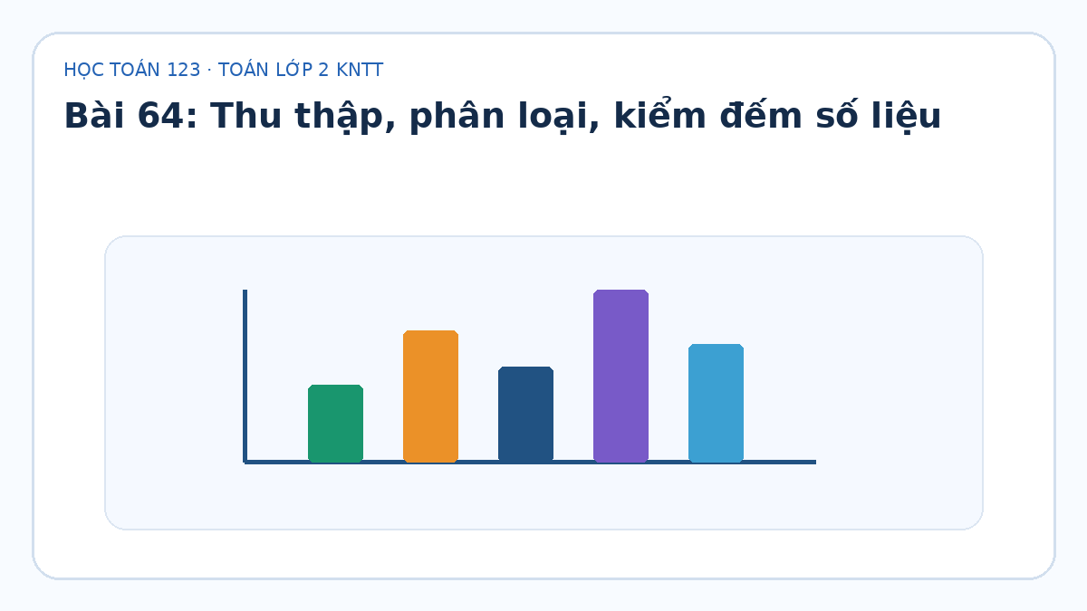 Minh họa Thu thập, phân loại, kiểm đếm số liệu – Toán lớp 2 KNTT